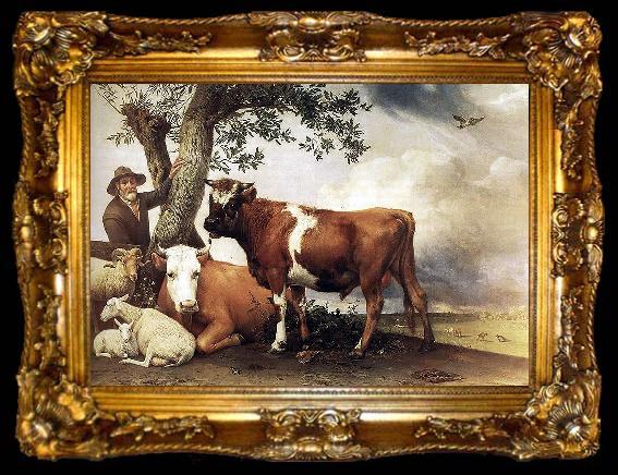 framed  POTTER, Paulus bull, ta009-2